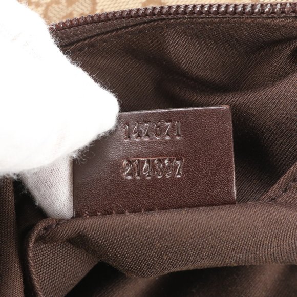 Gucci GG Canvas 147671 Leather Shoulder Bag Tote Men's - Picture 15 of 16